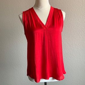 Vince Camuto - candy apple red silky tank top